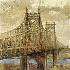 Michael Longo East River Bridge II painting